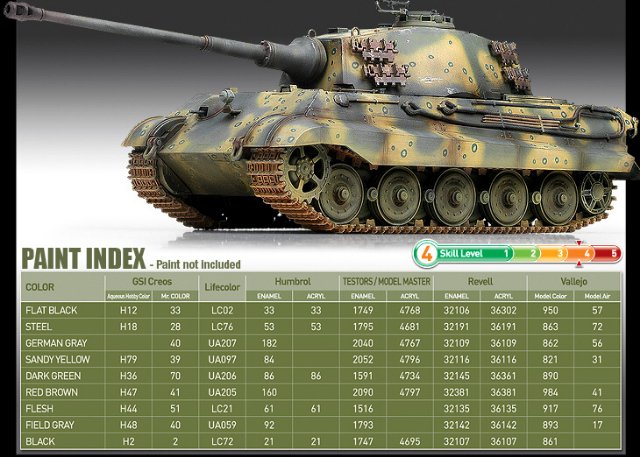 German King Tiger Last Production (Academy 1:35) 