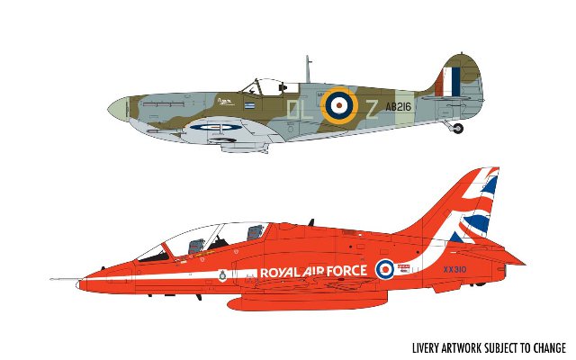 Set Best of British Spitfire and Hawk (Airfix 1:72)