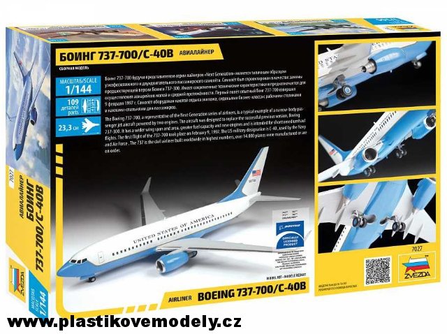 Boeing 737-700/C-40B (Zvezda 1:144)