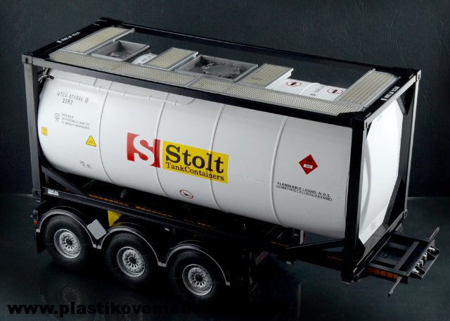 Návěs TECNOKAR TRAILER WITH 20´ TANK (Italeri 1:24)