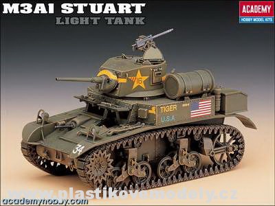 US M3A1 STUART LIGHT TANK (Academy 1:35)