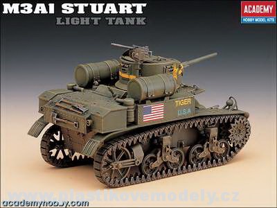 US M3A1 STUART LIGHT TANK (Academy 1:35)