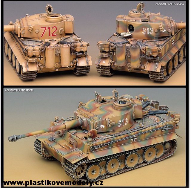 German Heavy Tank Tiger I Early s interierem (Academy 1:35)