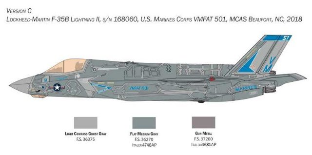 F-35B STOVL version (Italeri 1:48)