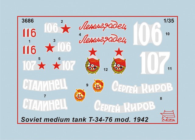 T-34/76 mod.1942 (Zvezda 1:35) 
