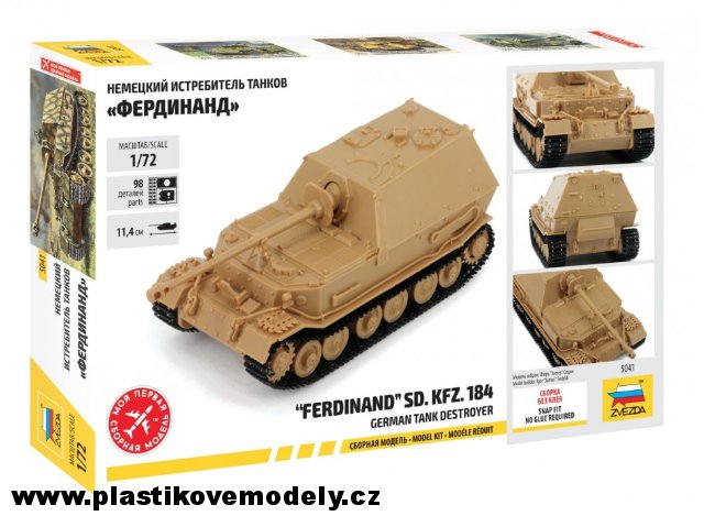 Ferdinand Sd.Kfz.184 (Zvezda 1:72) > 1:72