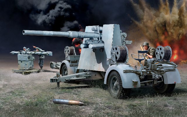 8,8 cm Flak 37 + Sd.Anh.202 (Revell 1:72) 
