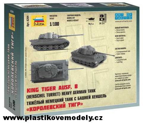 Wargames (WWII) 6204 - King Tiger Ausf. B - German heavy tank (Zvezda 1:100)