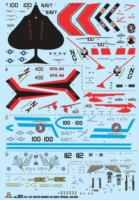 Boeing F-A-18F Super Hornet (Italeri 1:48)