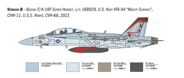 Boeing F-A-18F Super Hornet (Italeri 1:48)
