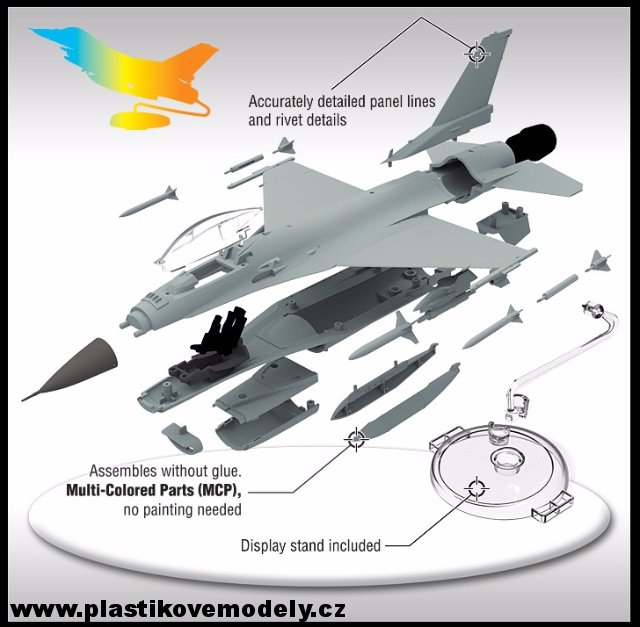 USAF F-16C Multirole Fighter MCP (Academy 1:72)