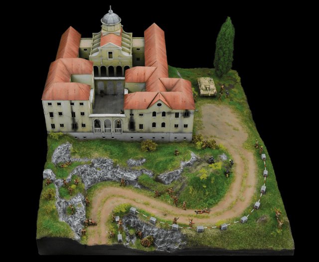 Diorama Montecassino 1944: Gustav Line Batte ( Italeri1:72)