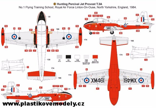 Hunting Percival Jet Provost T.3/T.3a (Airfix 1:72)