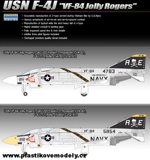 USN F-4J ´VF-84 Jolly Rogers´ (Academy 1:48) 