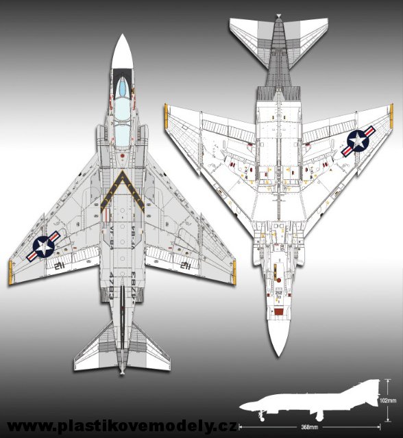 USN F-4J ´VF-84 Jolly Rogers´ (Academy 1:48) 