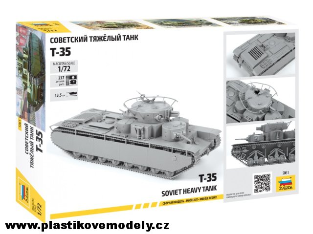 Soviet Heavy Tank T-35 (Zvezda 1:72)