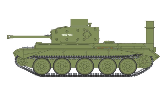 Cromwell Mk.IV Cruiser Tank (Airfix 1:76) 