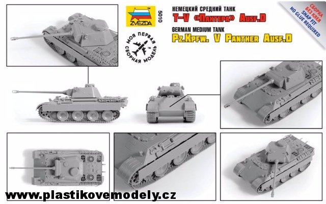 Panzerkampfw.V Panther Ausf.D (Zvezda 1:72)