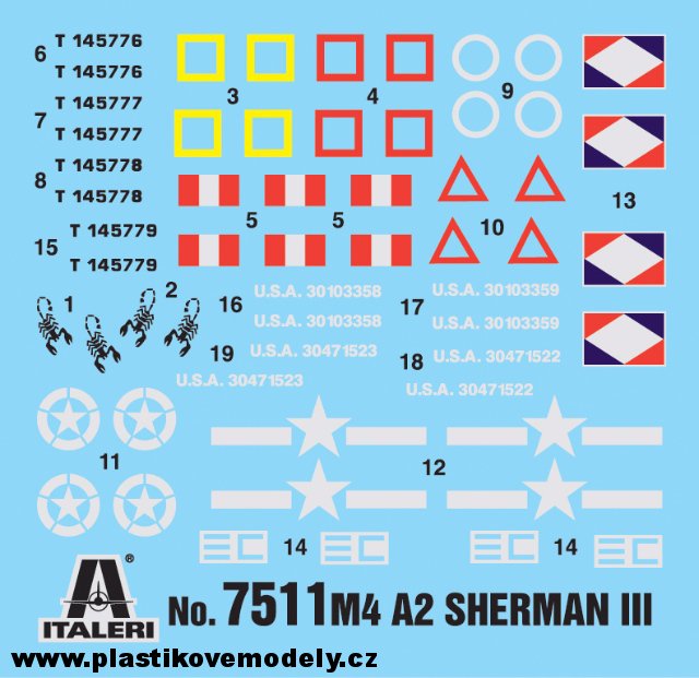 M4A2 SHERMAN III (Italeri 1:72)