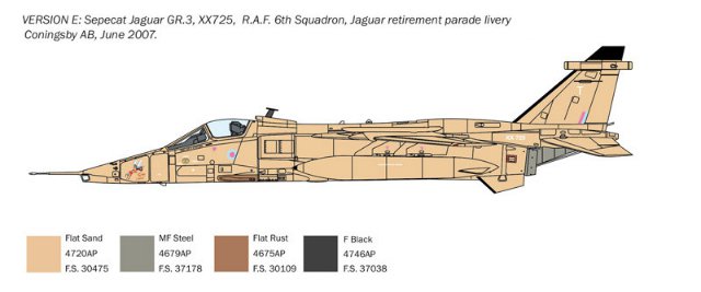 Sepecat JAGUAR GR.1-3 R.A.F. (Italeri 1:72)