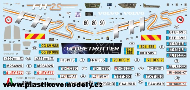 Truck VOLVO FH4 GLOBETROTTER XL (Italeri 1:24)