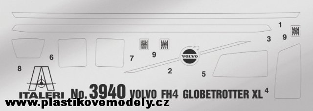 Truck VOLVO FH4 GLOBETROTTER XL (Italeri 1:24)