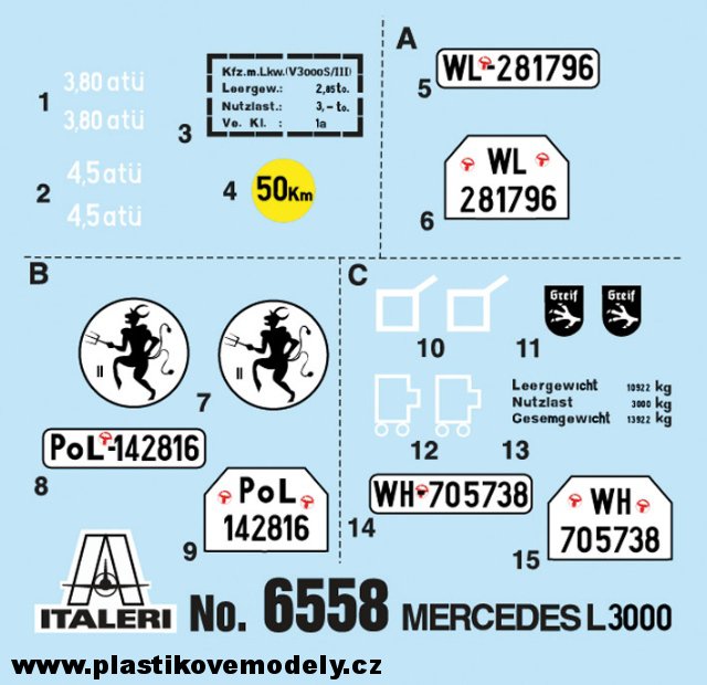 Mercedes-Benz L3000 S (Italeri 1:35)