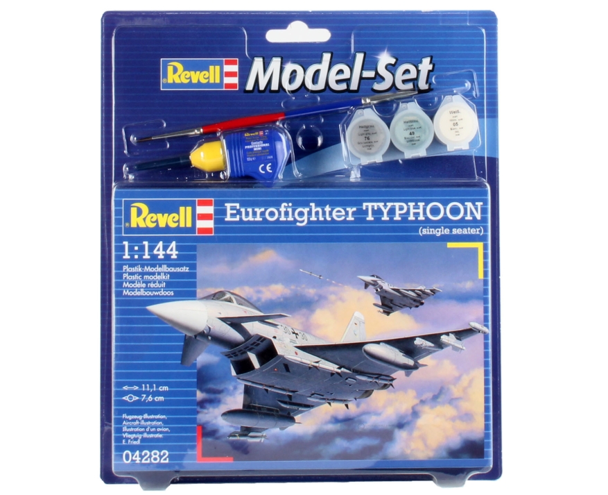 64282 - ModelSet Eurofighter Typhoon (Revell 1:144) 