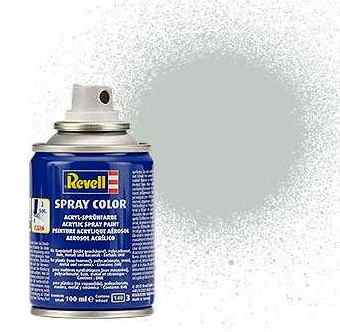 Barva ve spreji - 34371 hedvábná světle šedá (light grey silk)(Revell 100ml) 