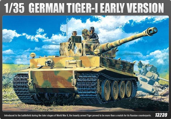 German Heavy Tank Tiger I Early s interierem (Academy 1:35)