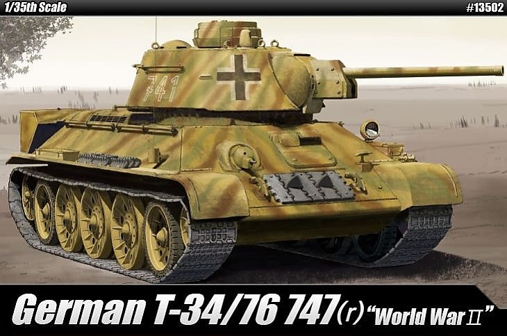 German T-34-76 747(r) (Academy 1:35) 