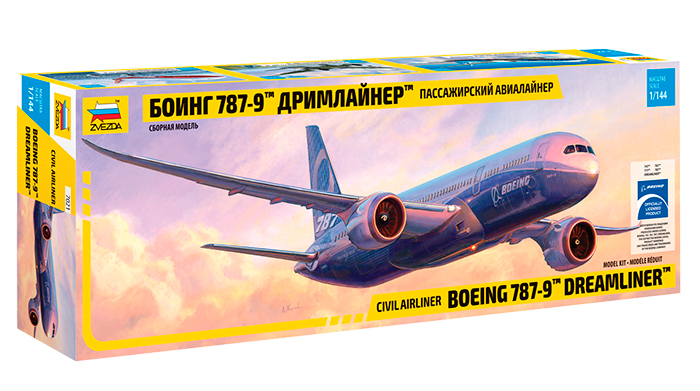 Boeing 787-9 Dreamliner (Zvezda 1:144)
