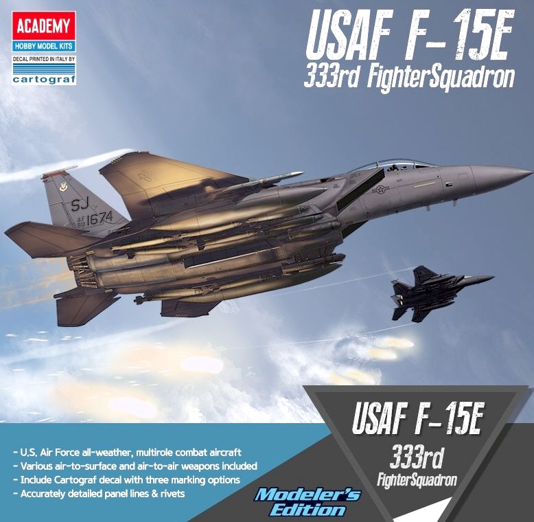 F-15E 333rd Fighter Squadron (Academy 1:72) 