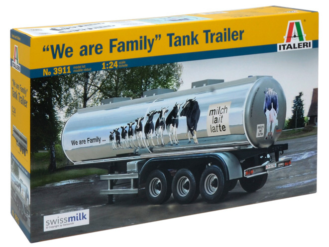 Návěs CLASSIC TANK TRAILER We are family (Italeri 1:24) 