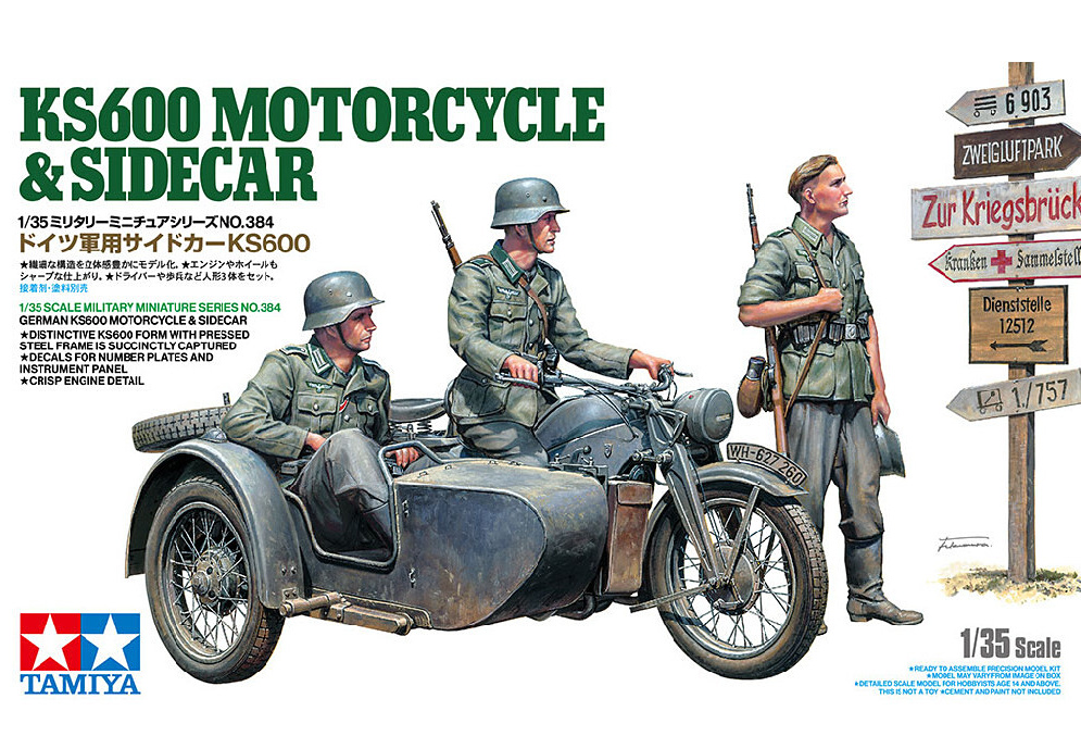 KS600 & Sidecar (Tamiya 1:35)