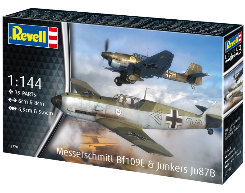 Messerschmitt Bf109E & Junkers Ju87B Stuka (1:144)
