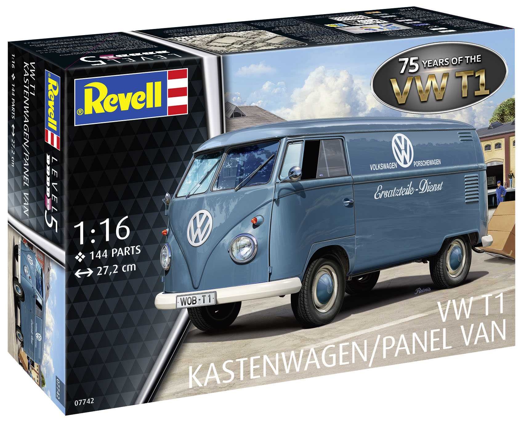 VW T1 Panel Van - 75 Years of the VW T1 (1:16)