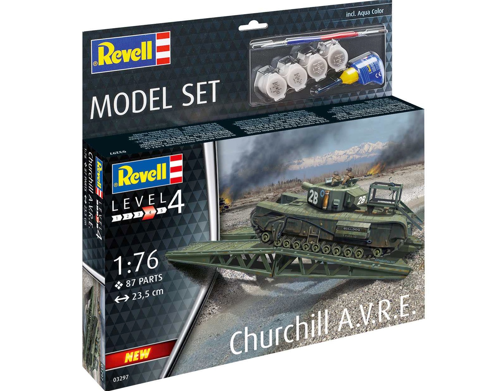 ModelSet - Churchill A.V.R.E. (1:76)