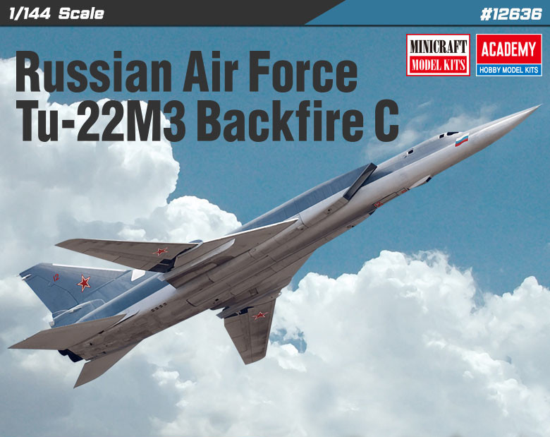 Tu-22M3 Backfire C 1/1 (Academy 1:144)