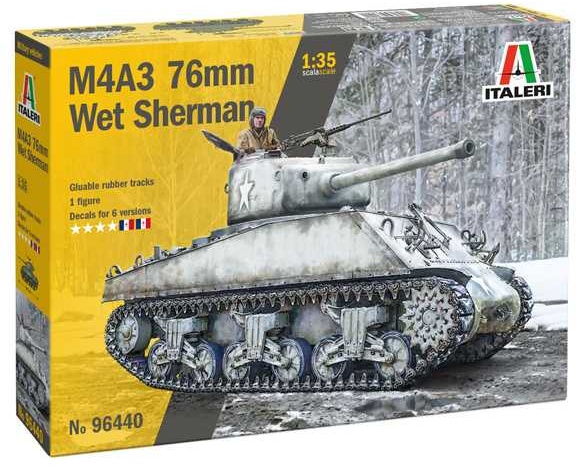 Sherman M4A3 Wet (Italeri 1:35)