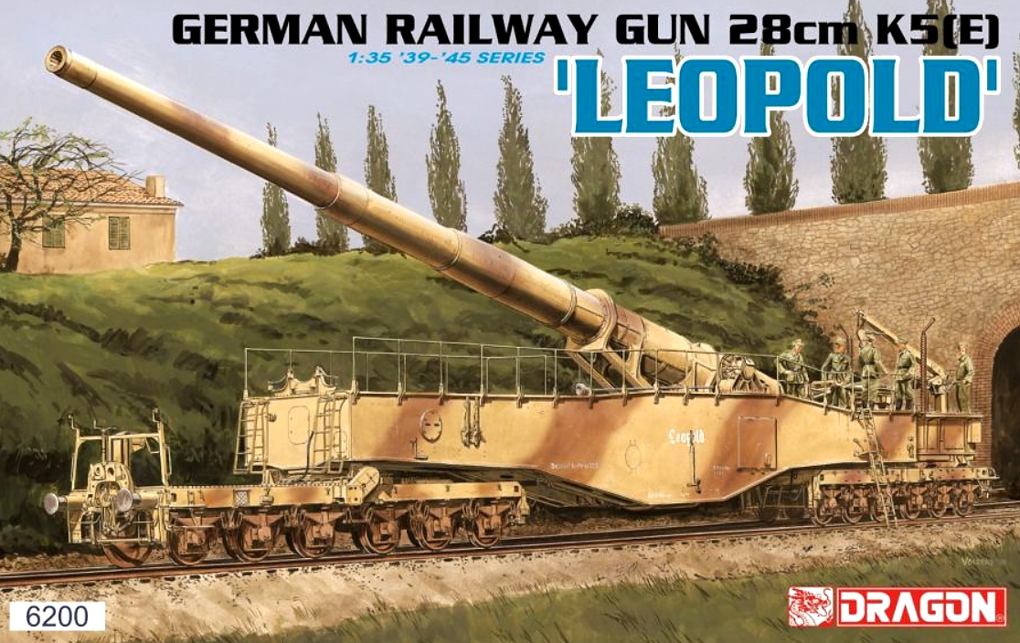 GERMAN RAILWAY GUN 28cm K5(E) 'LEOPOLD' (1:35)