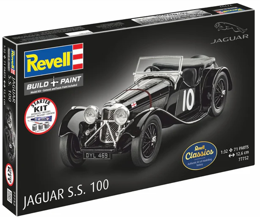 Starter Kit - Jaguar SS 100 (1:32)
