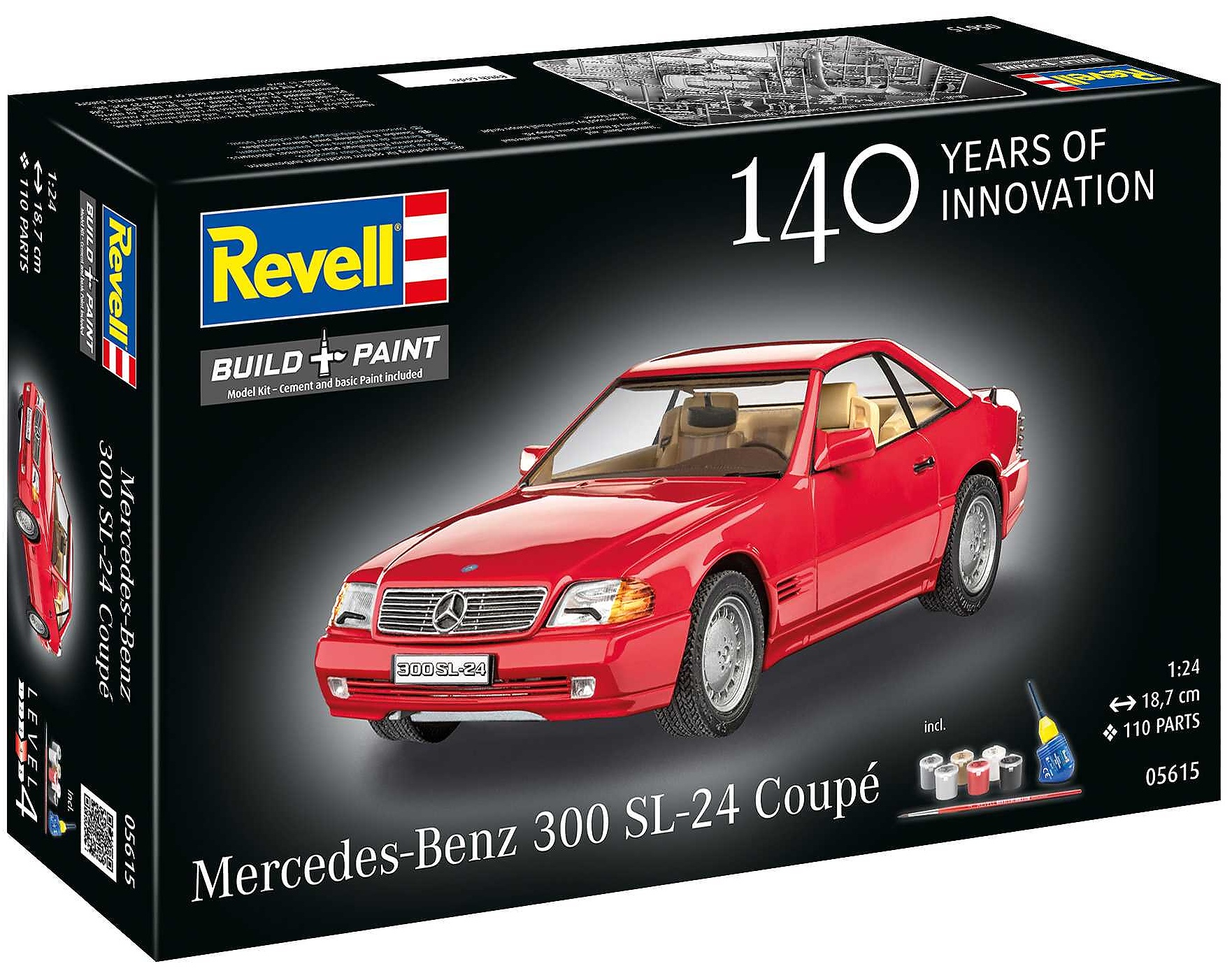 Set - Mercedes-Benz 300 SL-24 Coupé (100th Anniversary) (1:24)