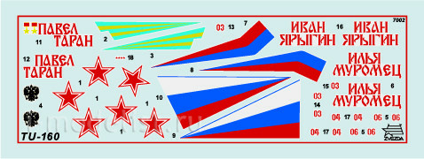 Tupolev TU-160 Russian Strategic Bomber (Zvezda 1:144)