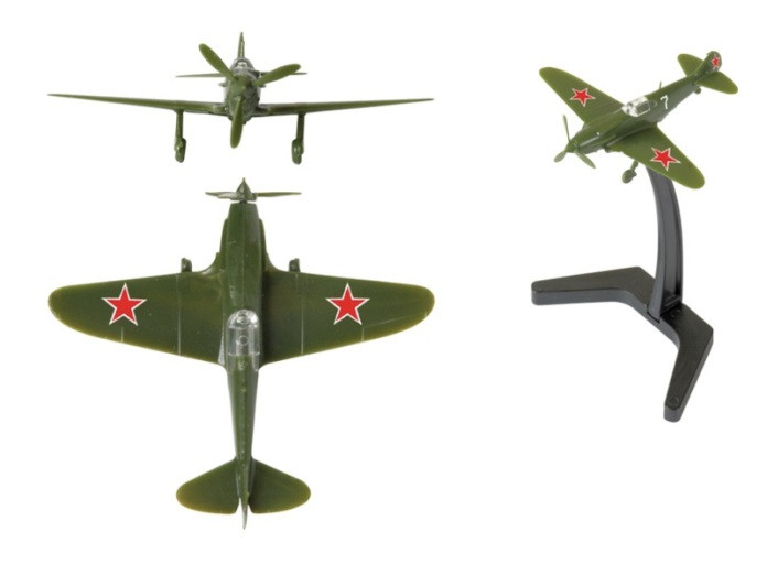 Wargames (WWII) Soviet Fighter LaGG-3 (Zvezda 1:144)