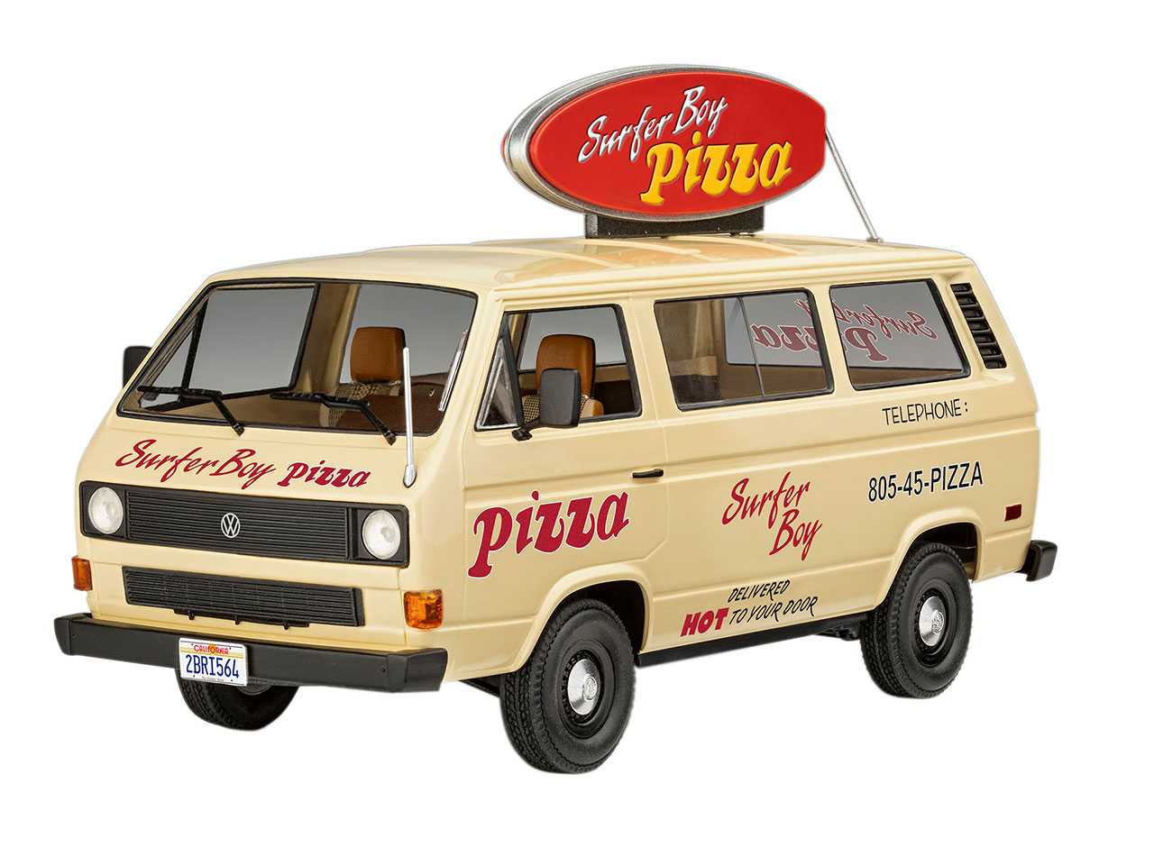 STRANGER THINGS auto VW T3 Bus "Surfer Boy" (Revell 1:25)