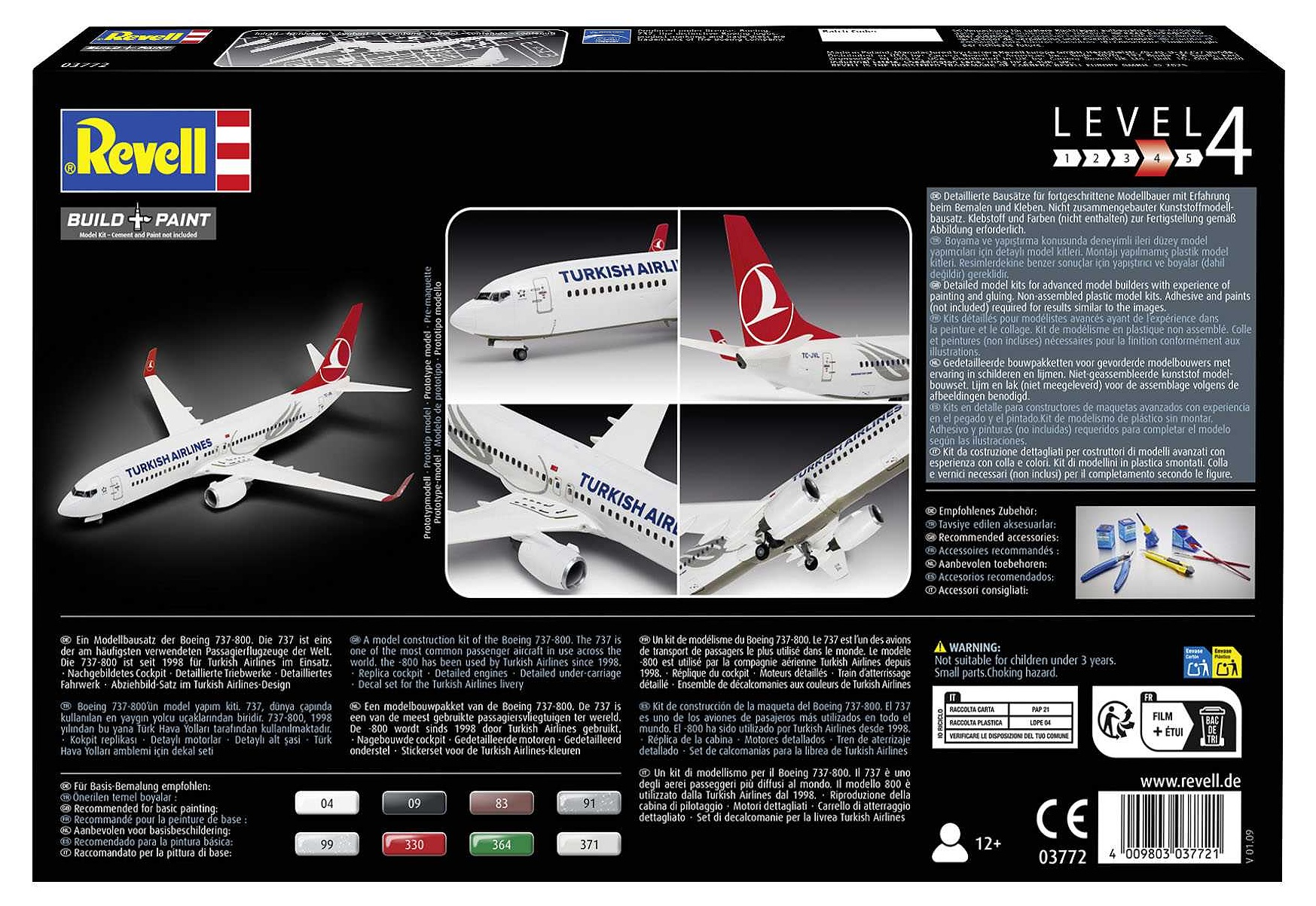 Boeing 737-800 "Turkish Airlines" (1:144)
