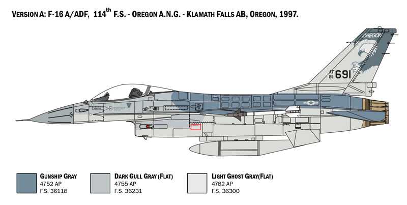 F-16A Fighting Falcon (Italeri 1:48)