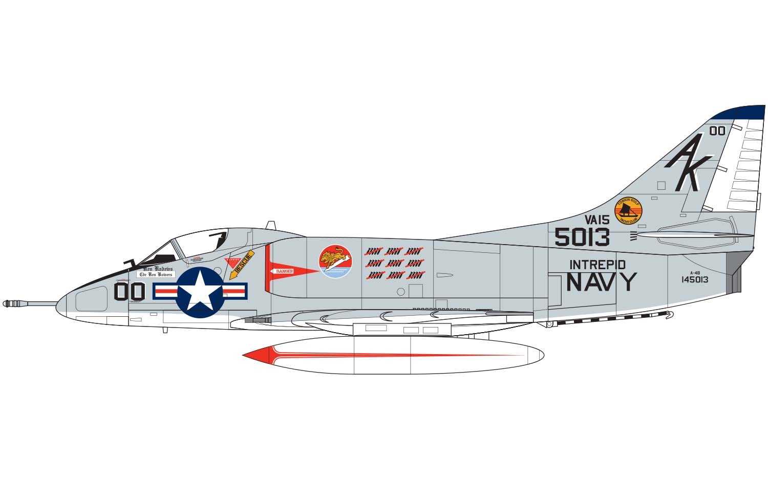 Letadlo Douglas A4 Skyhawk (Airfix 1:72)