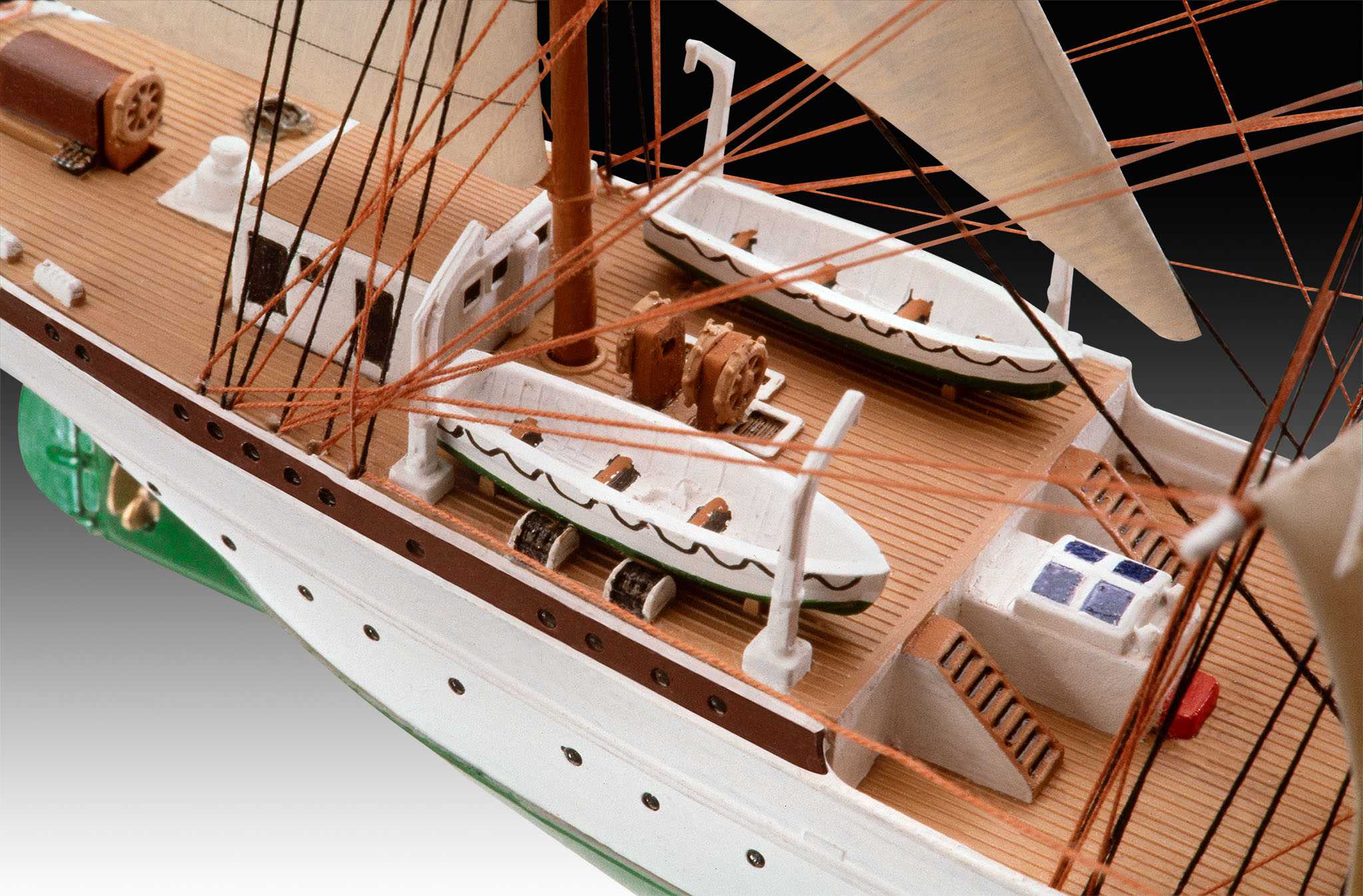 Set lodi Gorch Fock (Revell 1:350)